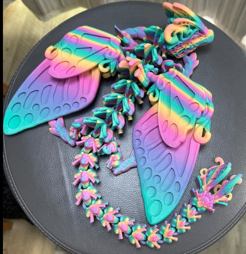 3D printed butterfly dragon